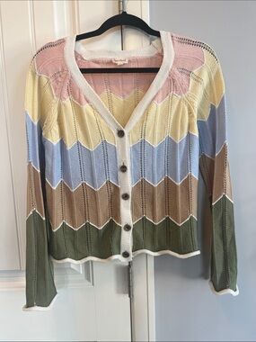 Hem&Thread knit cardigan S